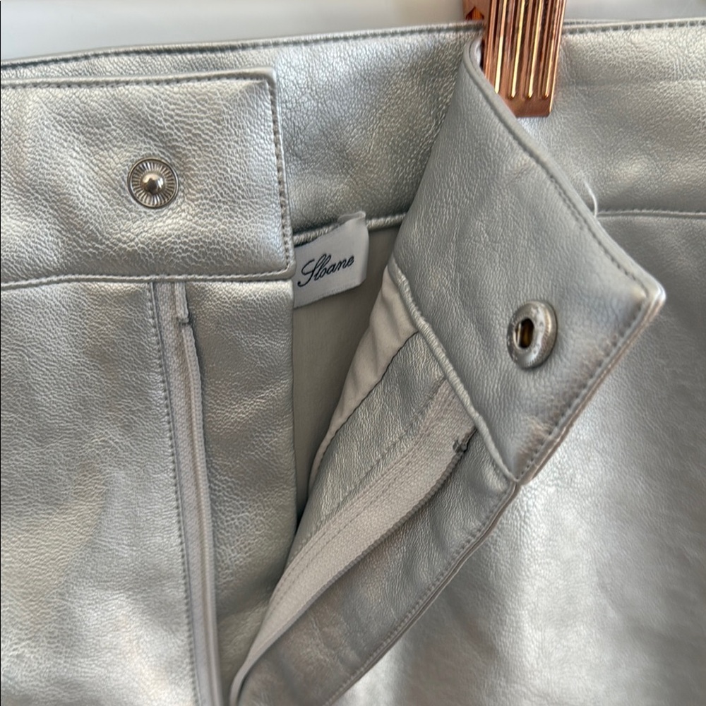 Silver Metallic Skirt - Picture 5 of 5